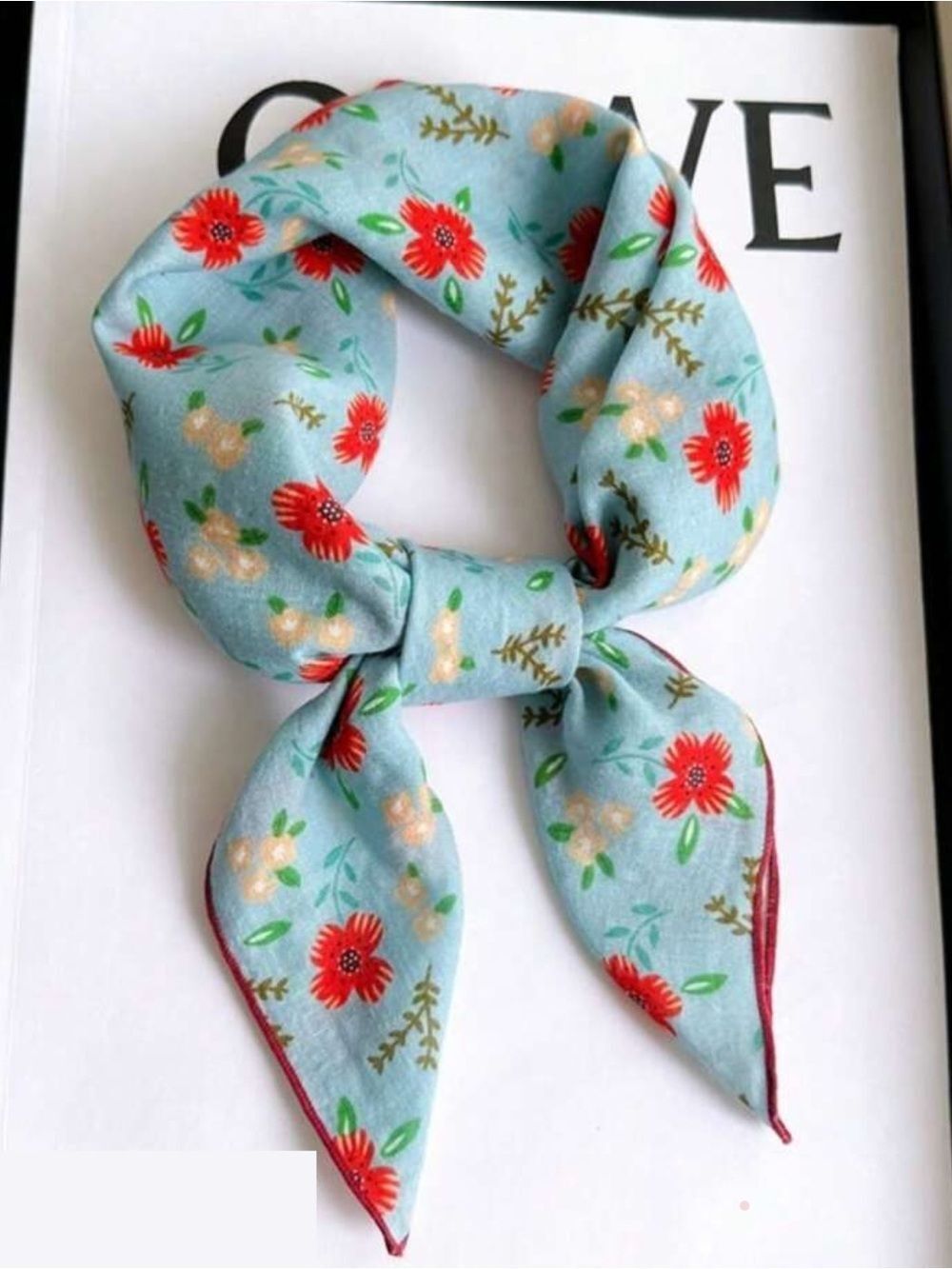 boho Floral Scarf S159